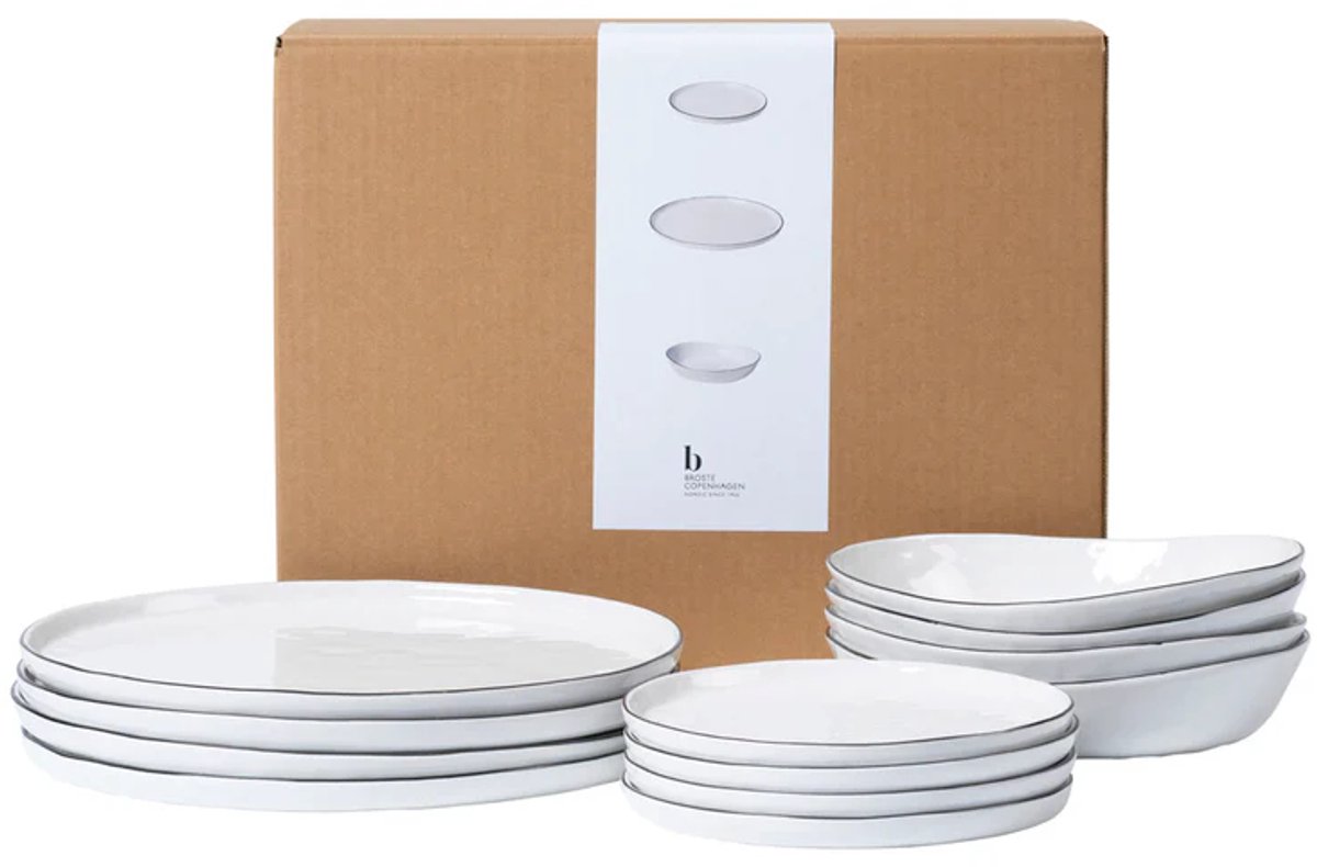 Broste Copenhagen Salt Diner Serviesset 4 Personen