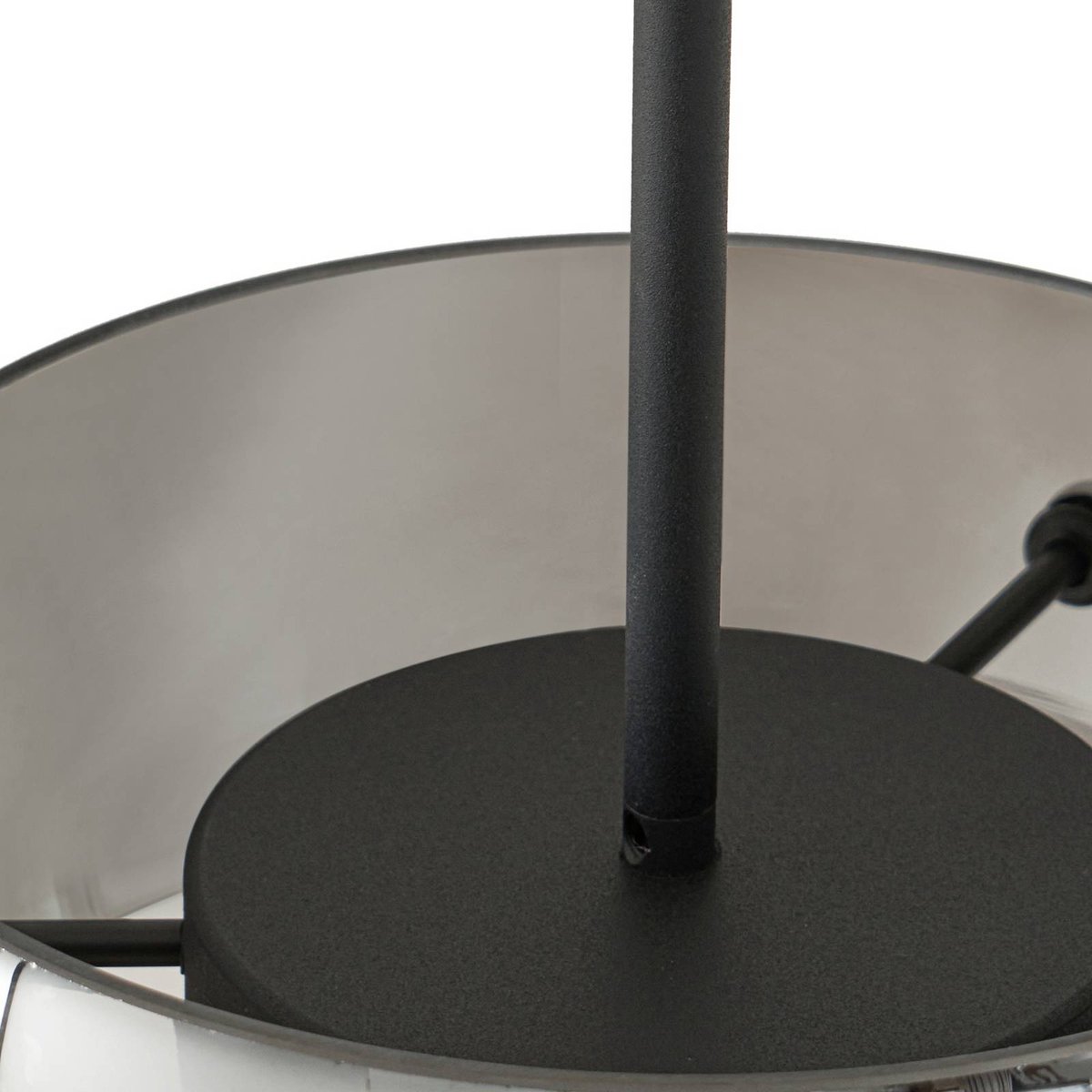 Lucande - Martis LED hanglamp, zwart, 3-lamps, step-dim