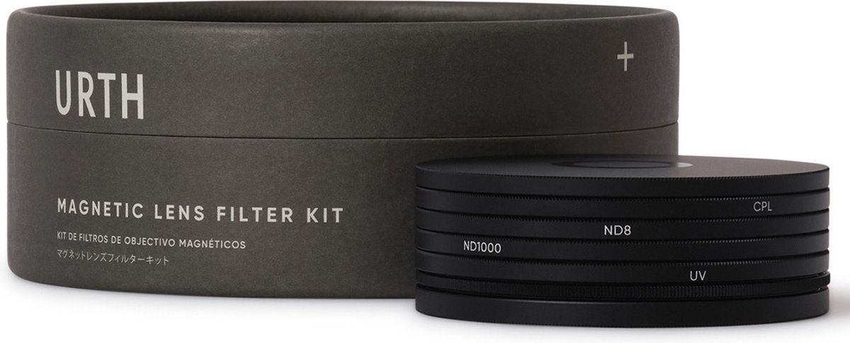 Urth 52mm Magnetic Essential Kit (Plus+) (UV+CPL+ND8+ND1000) | Lensfilters lenzen | Fotografie - Objectieven toebehoren | 9354842011689