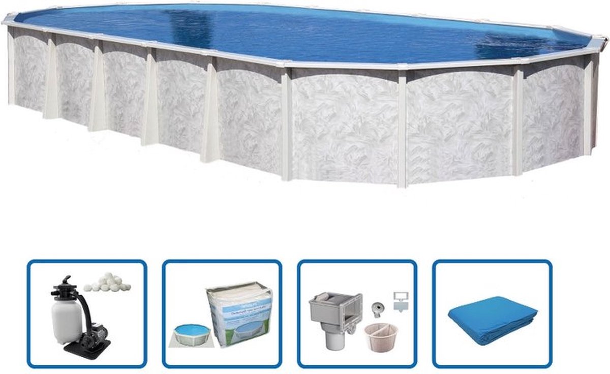 Interline  Zwembad Diana Ovaal 8,50 x 4,90 m Basis Pakket - Interline