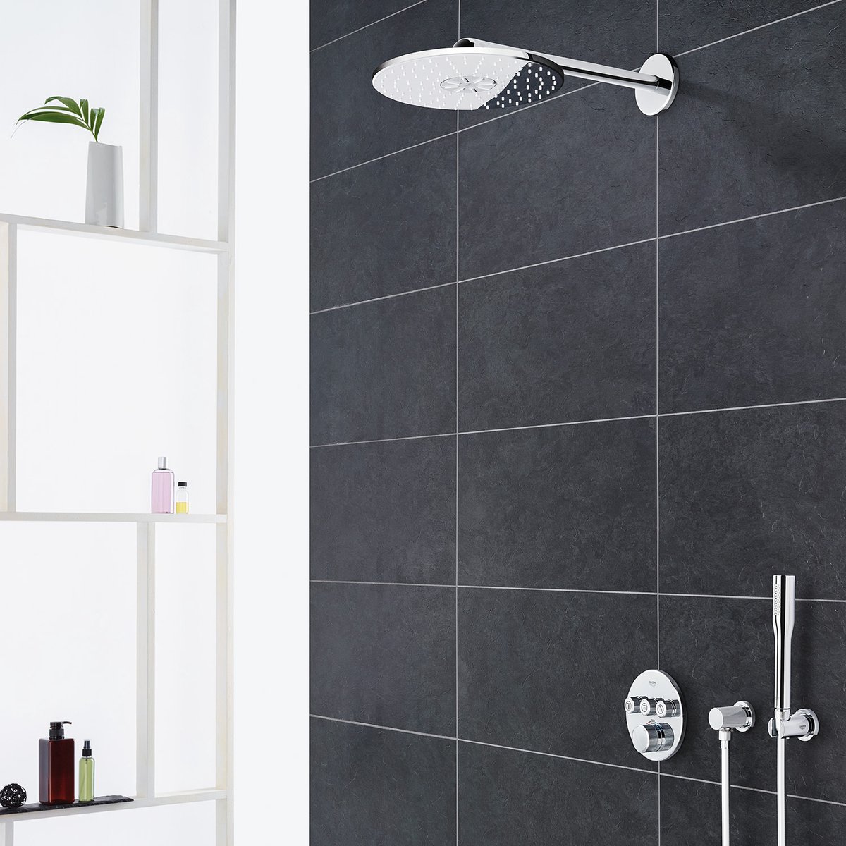 GROHE Rainshower 310 SmartActive - Hoofddoucheset - 31 cm met 2 stralen - Chroom
