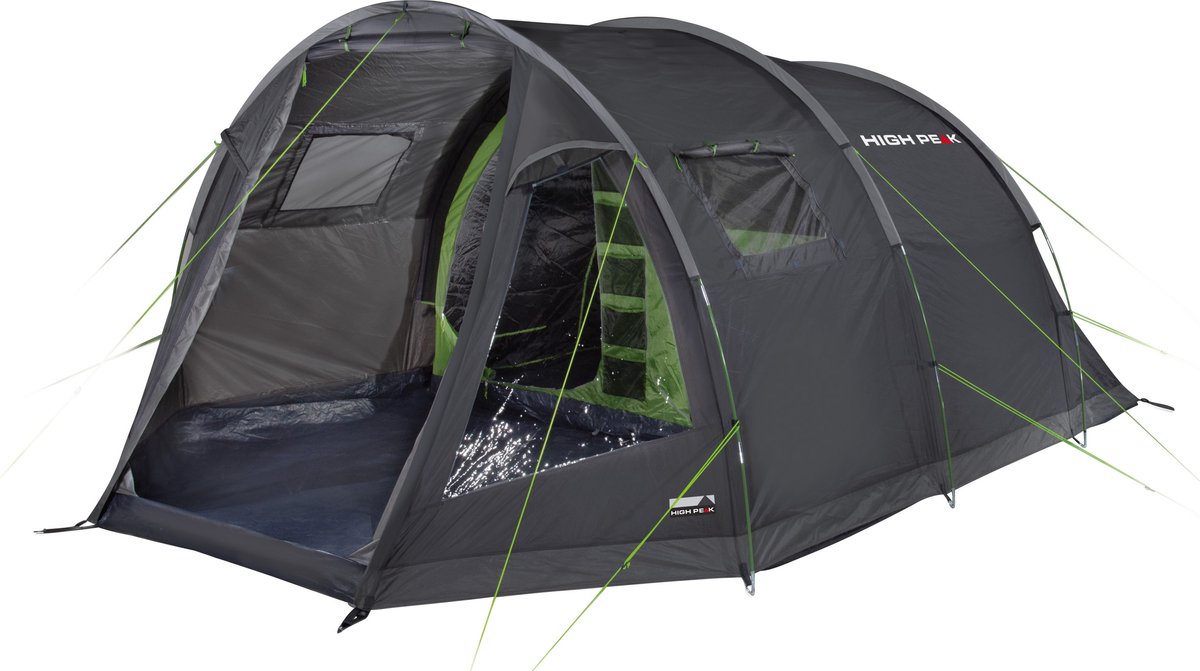 High Peak Torri 5.0 - Tunneltent - ingenaaide tentvloer 1,9 m stahoogte PFC-vrij