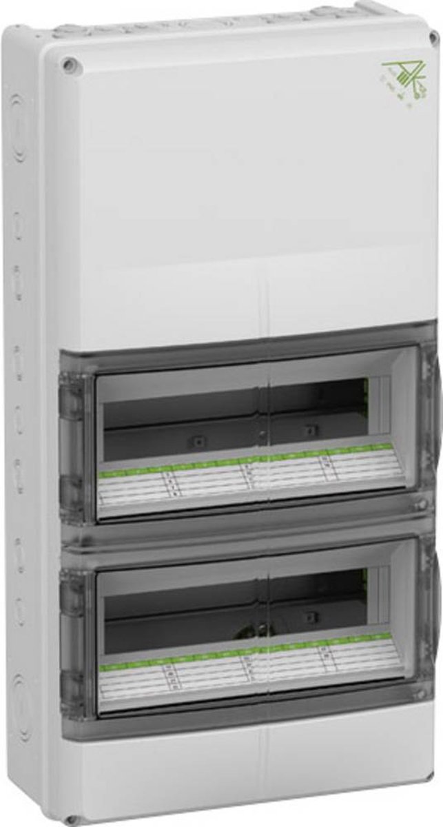 Spelsberg 73362801 AK 28 Plus Kleine verdeelkast Opbouw (op muur) Aantal groepen: 28 Aantal rijen: 2 Inhoud: 1 stuk(s)