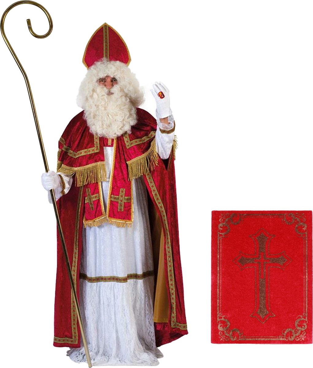 Compleet Sinterklaas kostuum inclusief boek One size -
