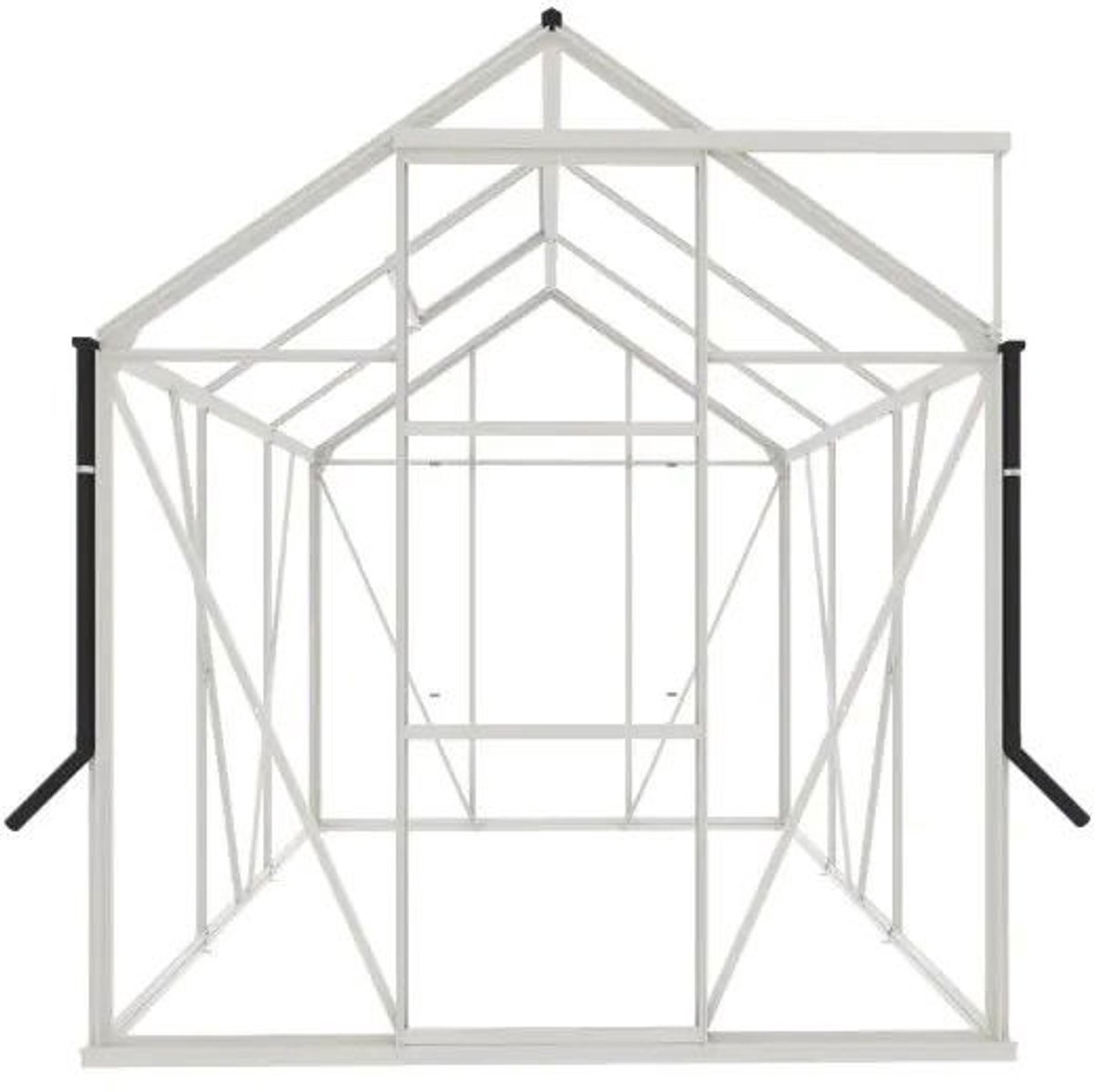 Tuinkas Kate I Full Options wit 3 mm veiligheidsglas Royal Well - Royal well