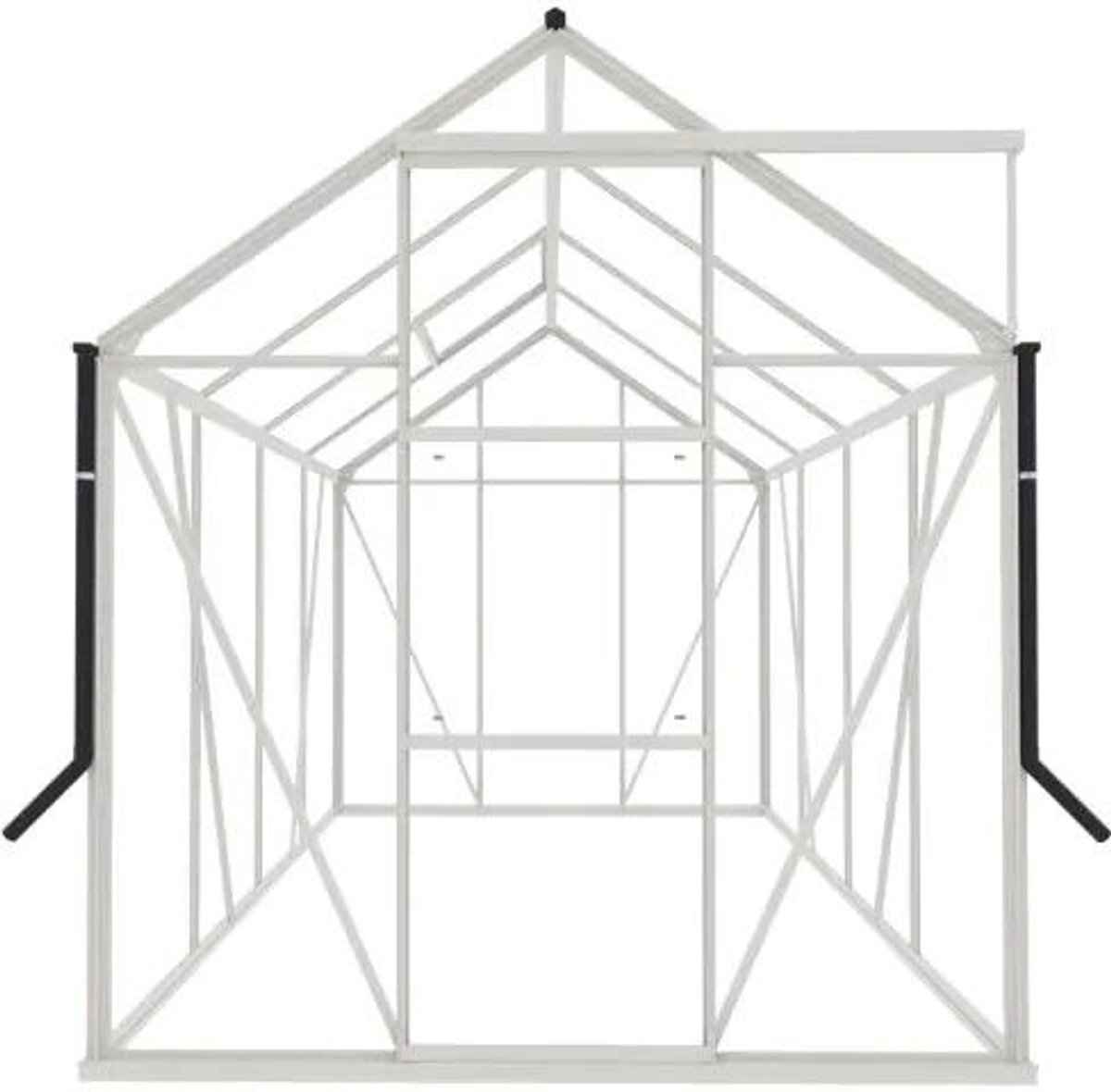 Tuinkas Kate II Full Options wit 3 mm veiligheidsglas Royal Well - Royal well