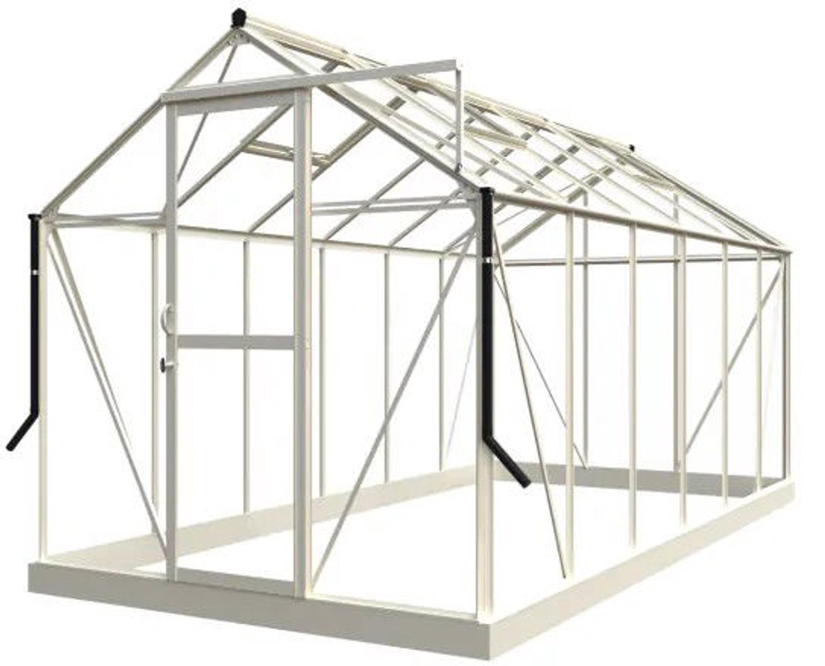 Tuinkas Mary IV Full Options wit 3 mm veiligheidsglas Royal Well - Royal well