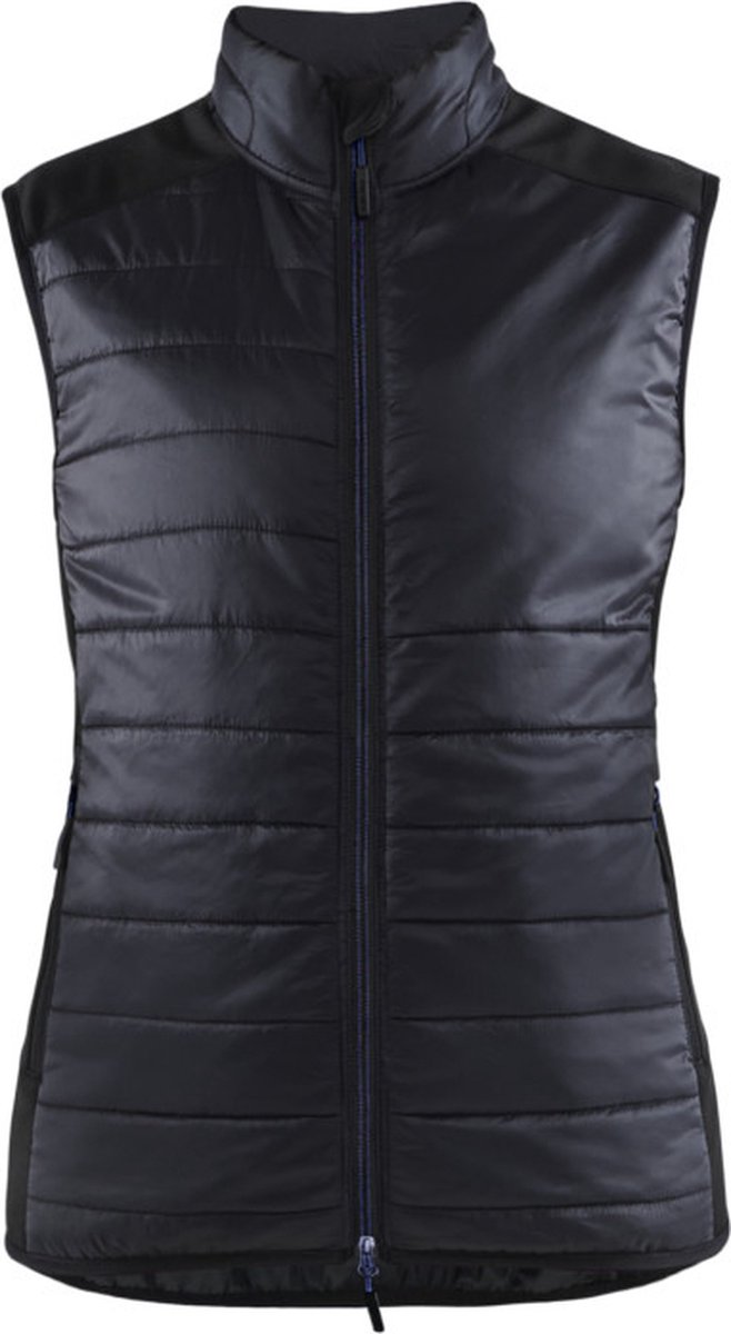 Blåkläder Dames bodywarmer gevoerd 38642030 | Zwart/Donker marineblauw | Maat S - 7330509818671