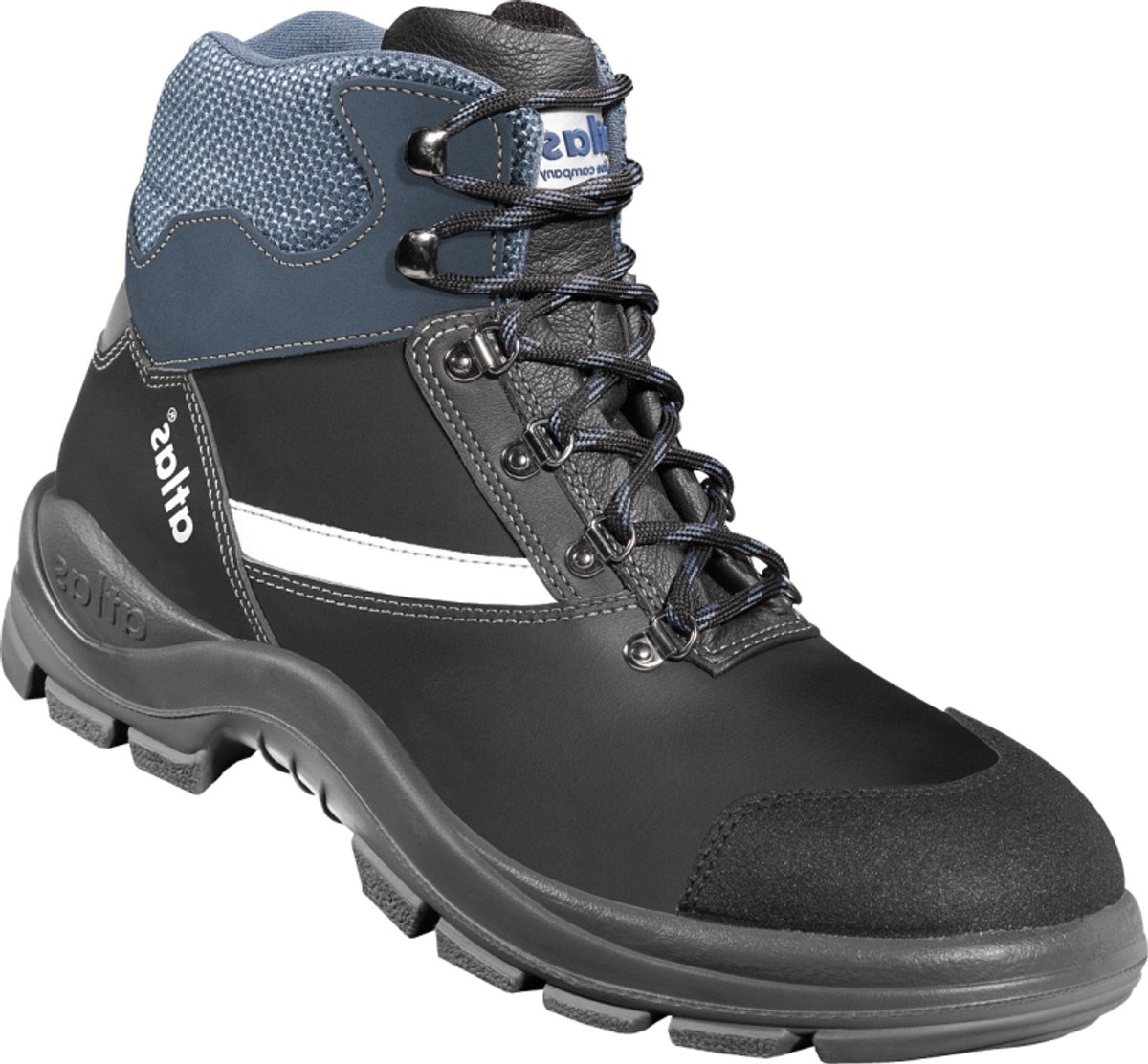 Atlas Werkschoen Ergo-Med 735 XP Hoog S3 | Zwart (W14) | Maat 49 - 11.012.066.49