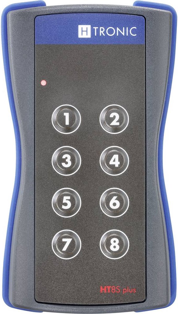 H-Tronic HT8Splus Radiografische zender 8-kanaals Frequentie: 868.35 MHz, 869.05 MHz, 869.55 MHz 3 V Bereik max. (in het vrije veld): 200 m