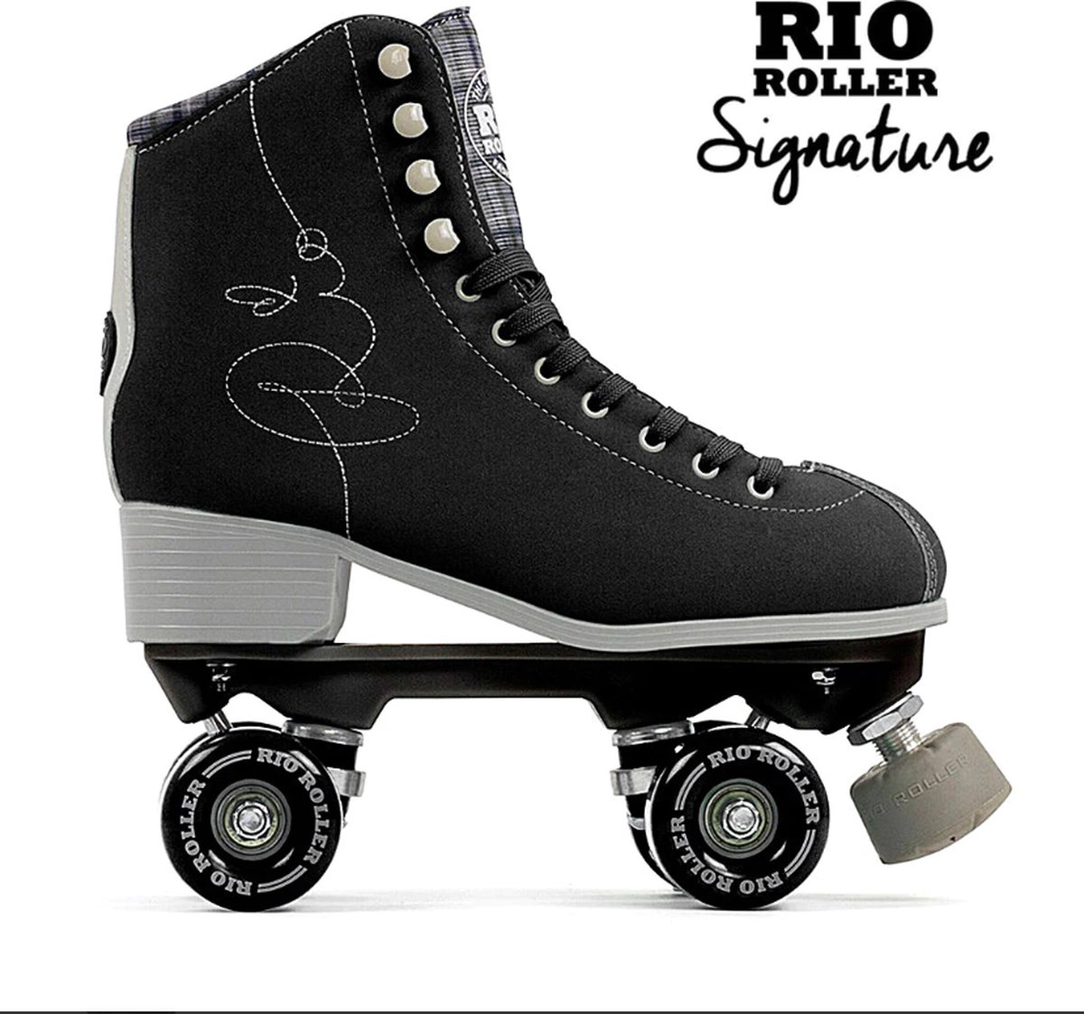 Rio Roller - Signature Black - Rolschaatsen - 39.5