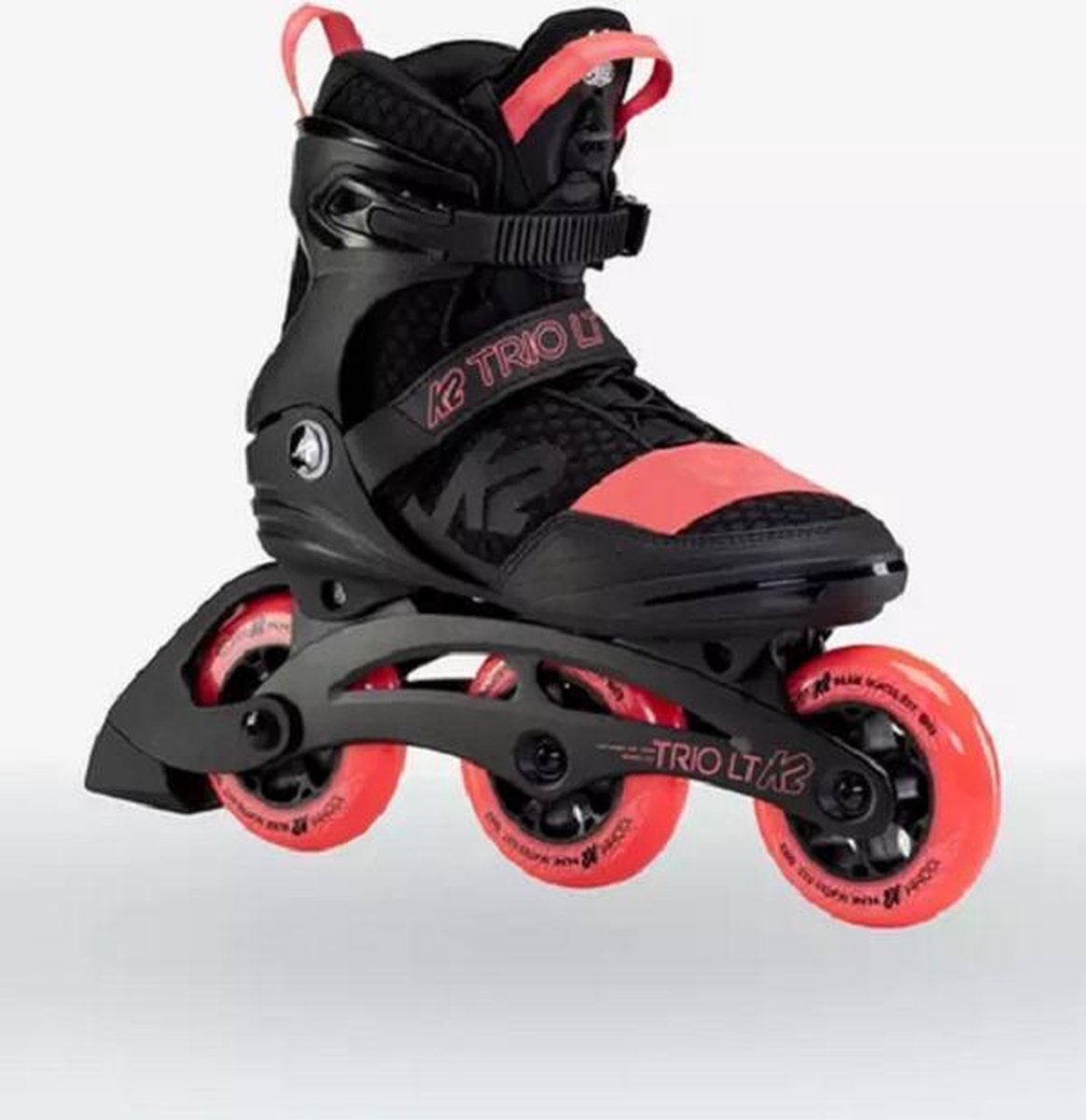 K2 - Trio LT 100 Black/Coral Women - Tri Skates - 40