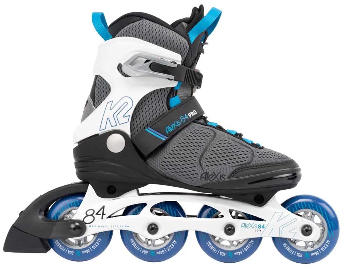 K2 - Alexis 84 Pro Gray Blue - Recreatie Fitness Skates - 37