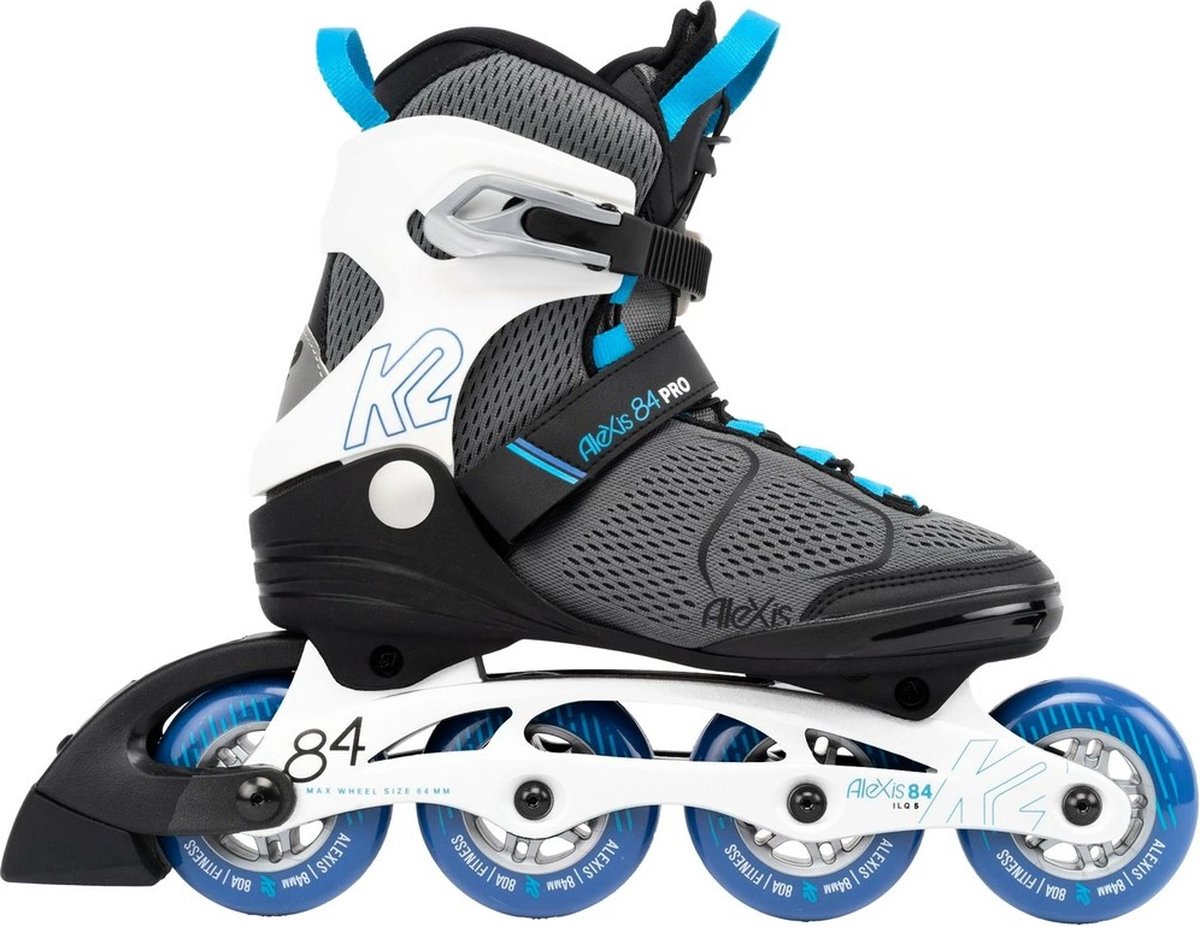 K2 - Alexis 84 Pro Gray Blue - Recreatie Fitness Skates - 36.5