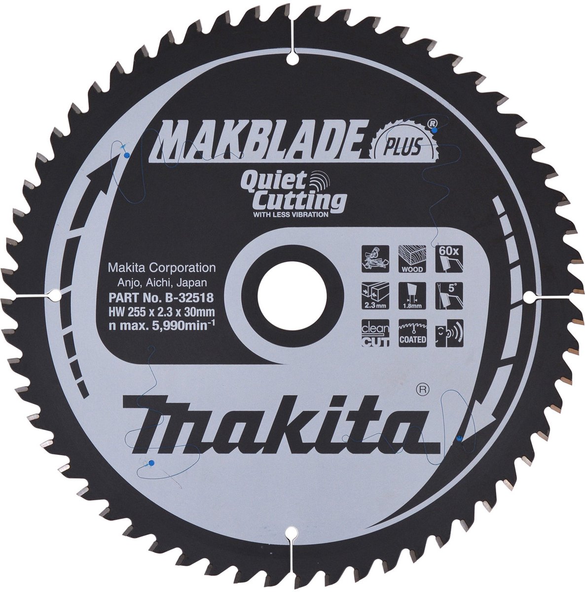 Makita Accessoires Afkortzaagblad Hout - B-32518