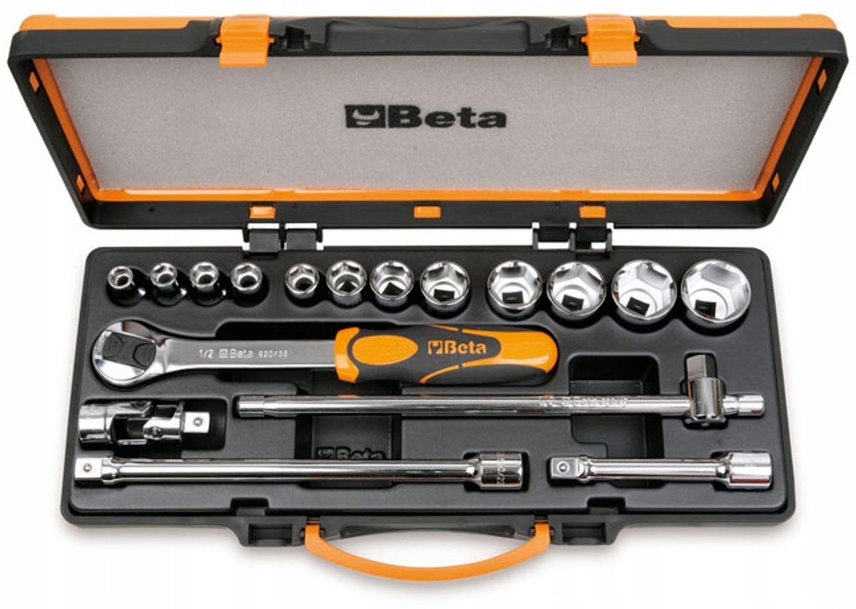 Beta Doppendoos met 12 dopsleutels en 5 toebehoren 920B/C12 - 009200932