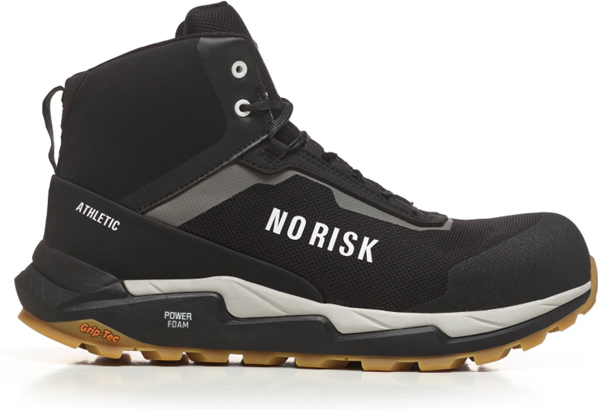 No Risk Athletic Mid Black 1019.00 S3L | Zwart | Maat 47 - 00.071.064.47