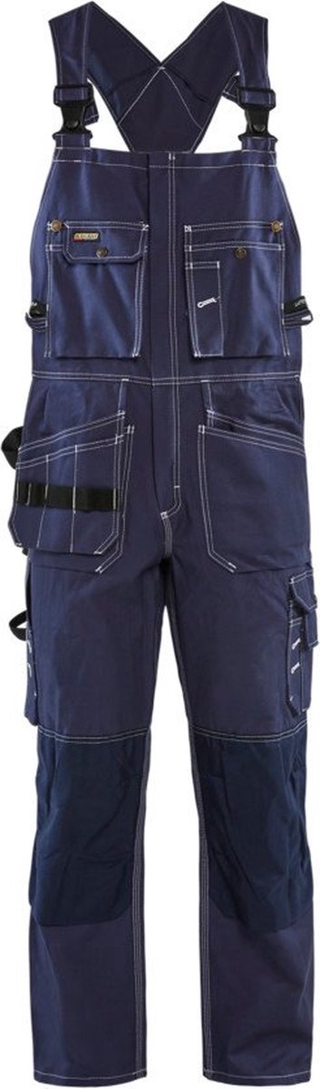 Blåkläder Bretelbroek 26001370 | Marineblauw | Maat 58 - 7330509057308