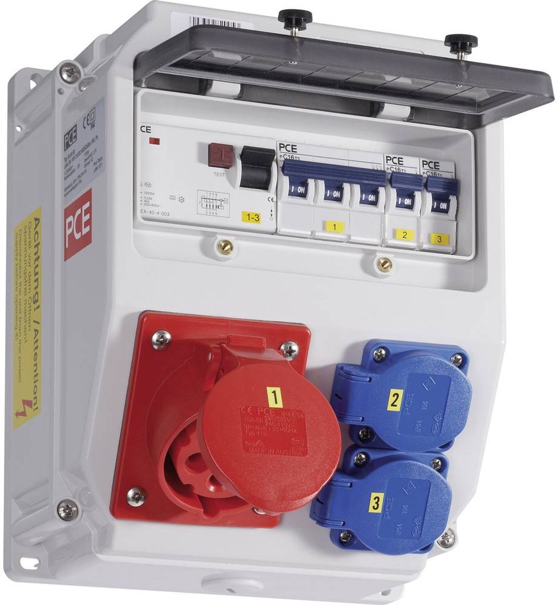 PCE DELTA Lofer 9019153 CEE-stroomverdeler 400 V 16 A