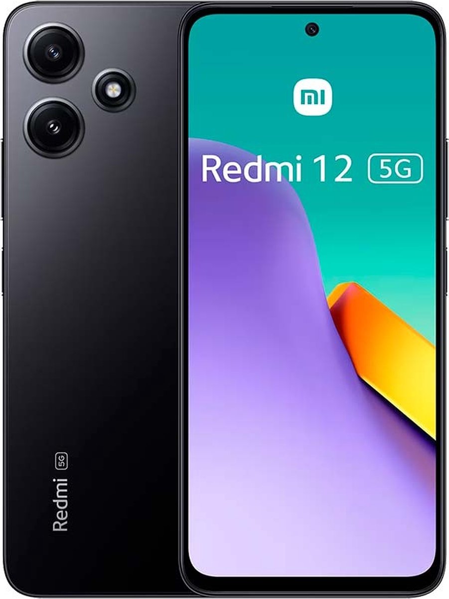 Smartphone Xiaomi REDMI 12 5G 4-128 BK 6,8"4 GB RAM 128 GB Zwart