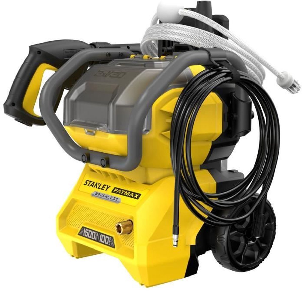 Stanley FATMAX SFMCPW1500B 18V Accu Hogedrukreiniger | 1500 PSI | 100 Bar | Body - SFMCPW1500B-XJ