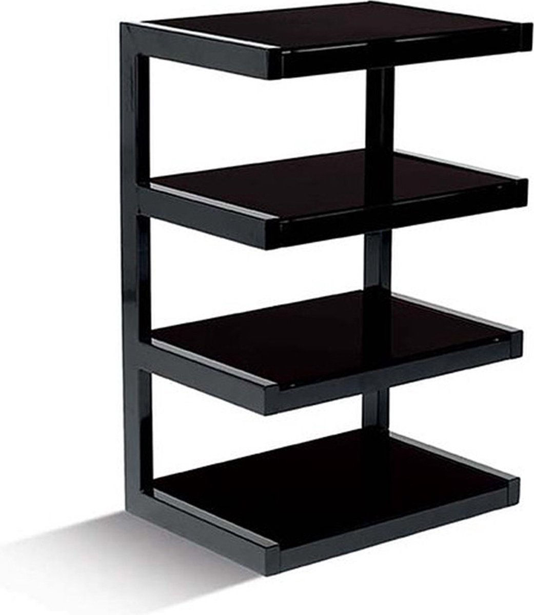 NorStone ESSE HIFI zwart Audio meubel met 4 lagen