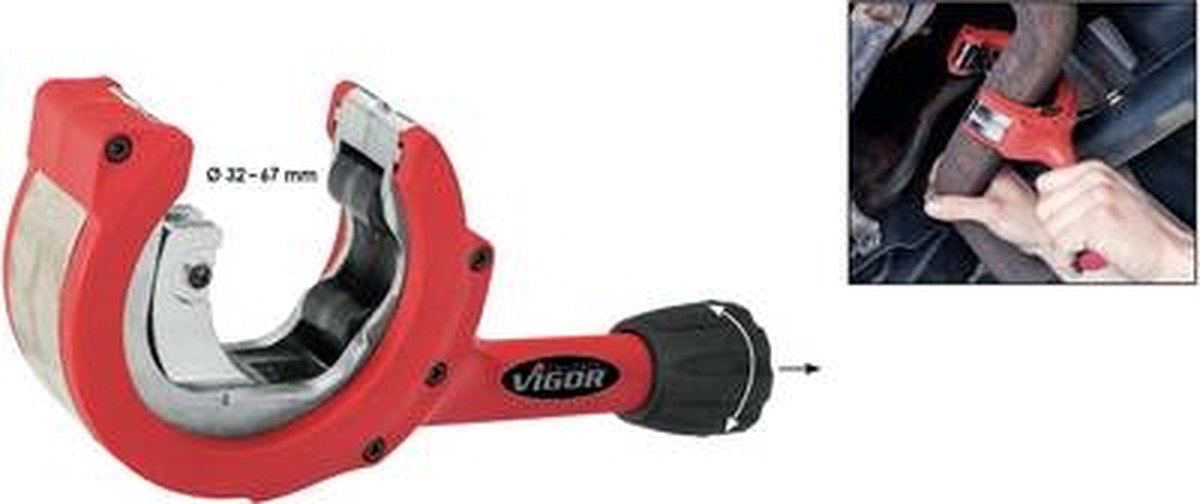 Vigor V3309 Uitlaat-ratelpijpsnijder