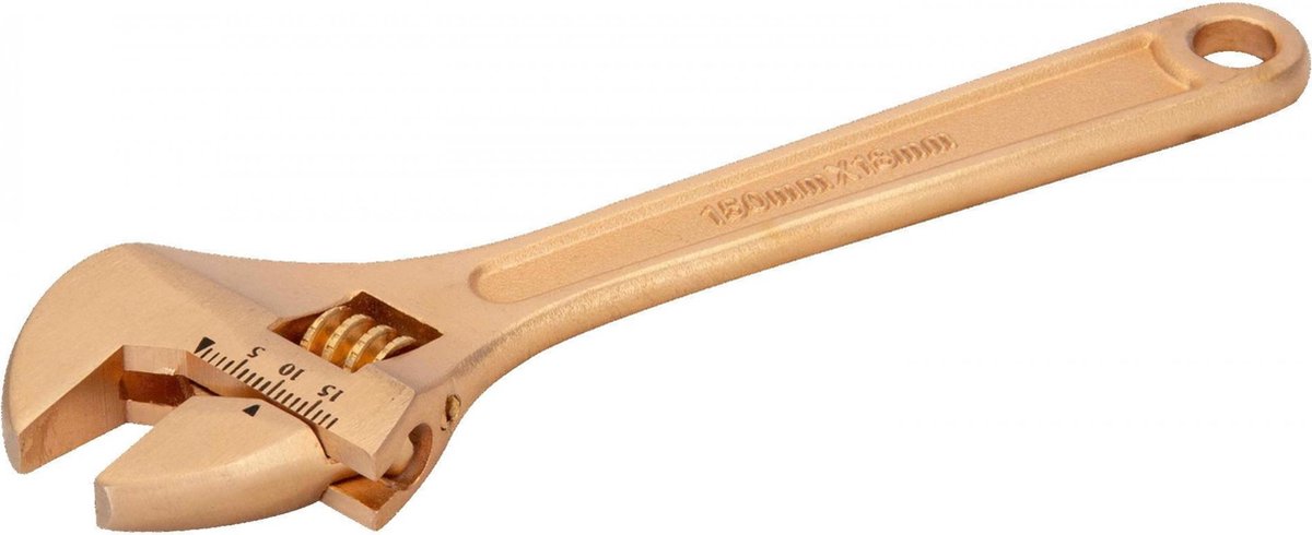 Bahco Moersleutel | verstelbaar | met centrale moer | vonkvrij | koper beryllium | 10" | 250 mm | 30 mm - NSB001-250