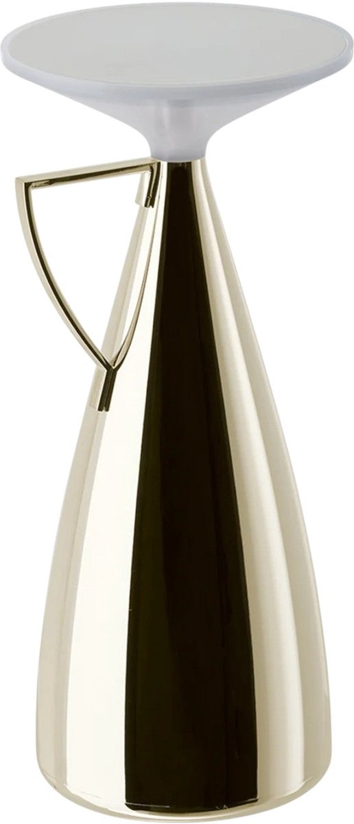 Kartell - Camomille LED tafellamp op batterijen, crème, hoogte 24 cm