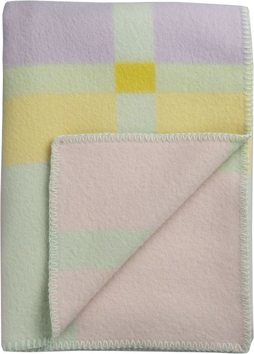 Røros Tweed City Plaid 135x200 Pastel