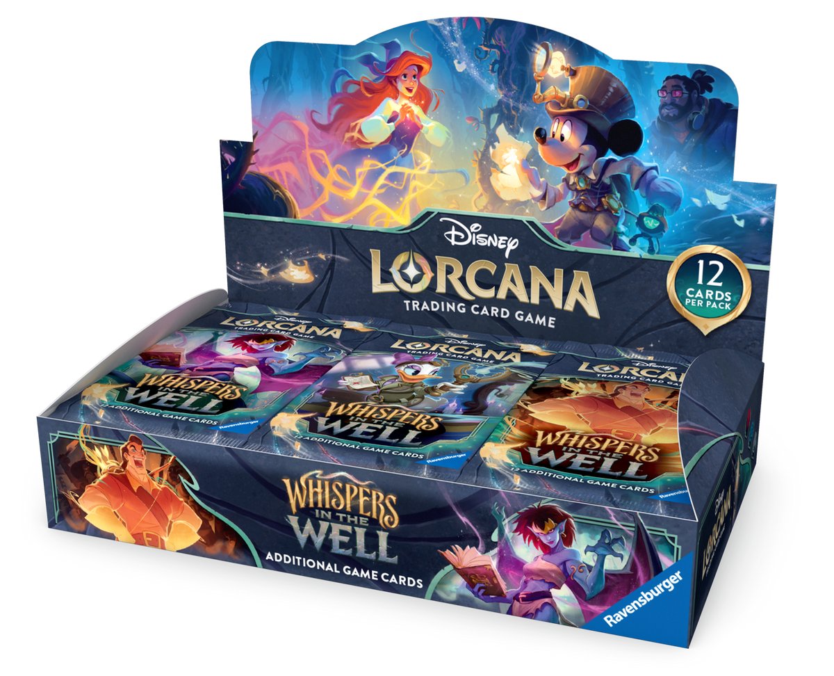 Disney Lorcana TCG– Whispers in the Well Booster Box – Boosterbox – Ravensburger