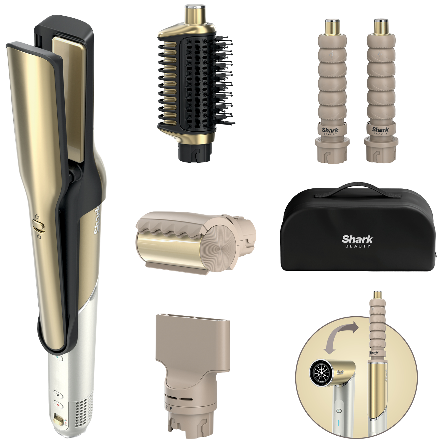 Shark Glam 5-in-1 Multistyler En Föhn - Hd6051seu