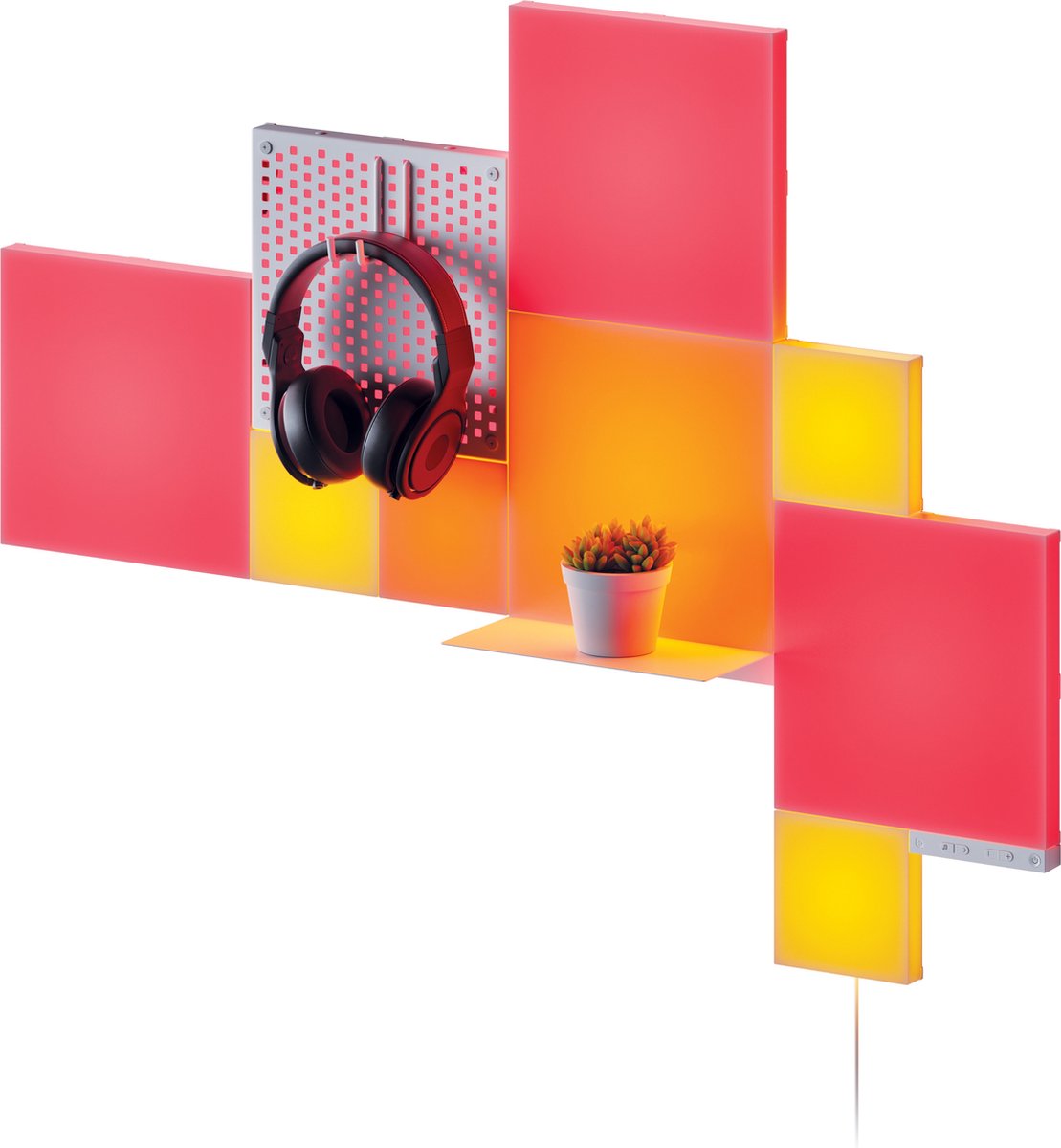 Nanoleaf Blocks - Big Squares - Starter Set - 10 Pack - Wit