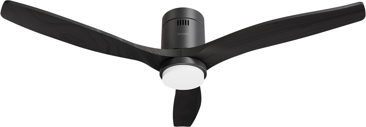Hombli Smart Ceiling Fan & Light - Zwart