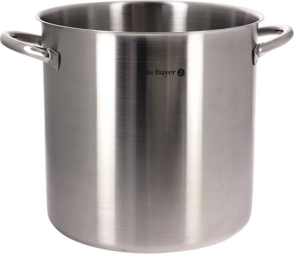 de Buyer Prim’Appety 3507.32 hoge soeppan zonder deksel, 32 cm, 24L