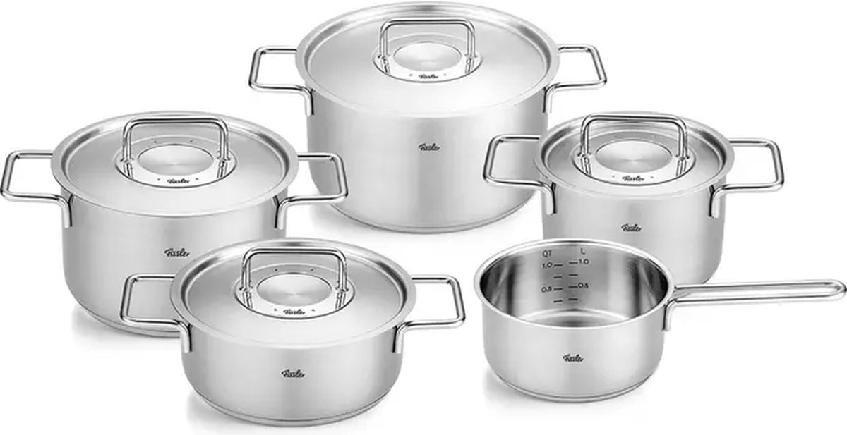 Fissler Pure Collection 086-114-05-000-0 5-delige pannenset