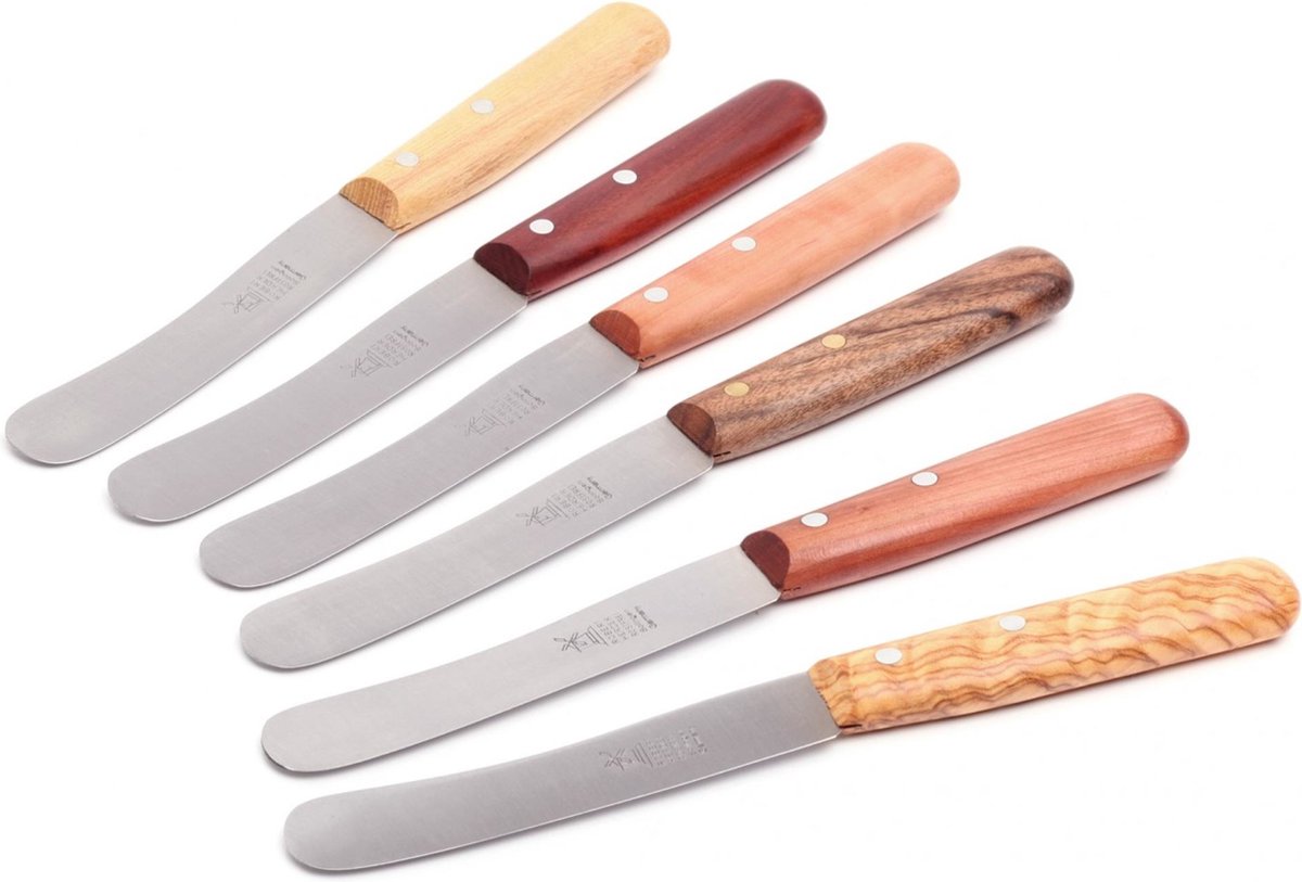 Robert Herder Buckels RVS set 6 ontbijtmessen