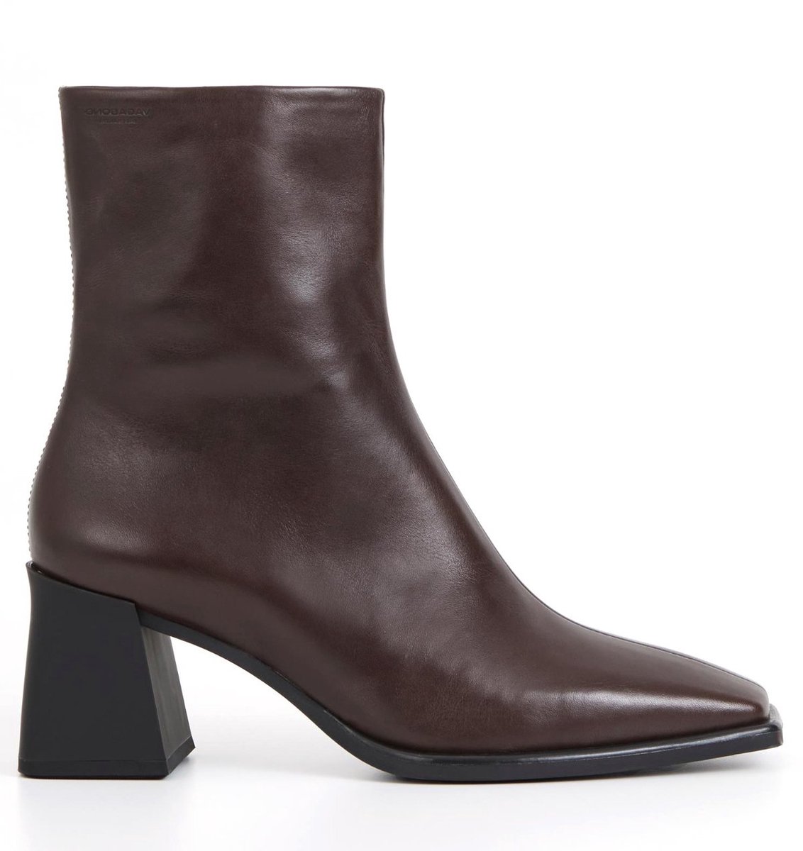 Vagabond Hedda enkellaarzen chocolate enkellaars met hak dames