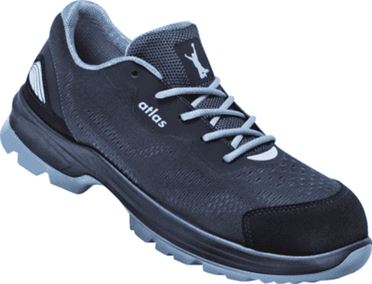 Atlas Werkschoen Flash 1305 Laag S1P | Zwart/Grijs | Maat 45 - 00.012.163.45