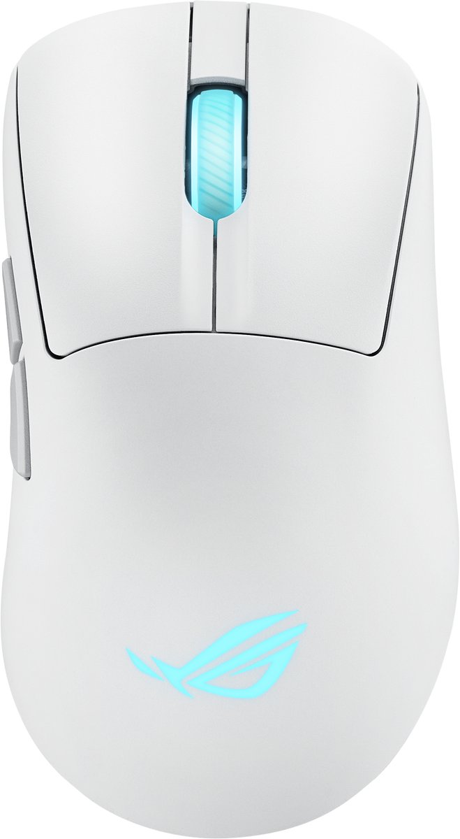 ASUS ROG Keris II Origin WHT muis Gamen Rechtshandig RF Wireless + Bluetooth + USB Type-A Optisch 42
