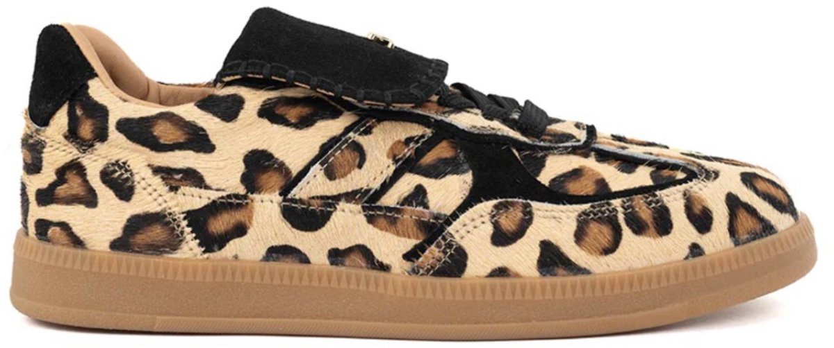 Babouche Ira leopardo/zwart sneakers lage sneakers dames