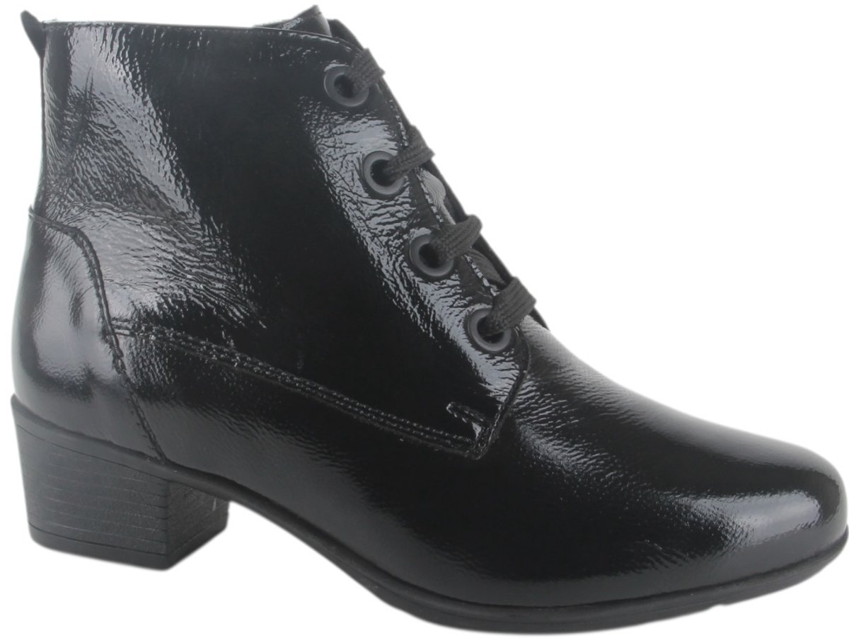 Solidus 35019-01256-k dames veterboots gekleed