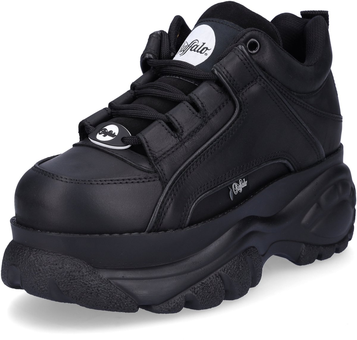 Buffalo London 1339-14 Damestrainers - (Zwart)