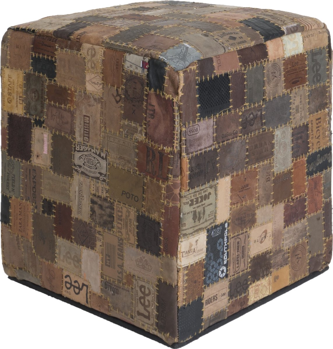 Veer Carpets Poef royal labels