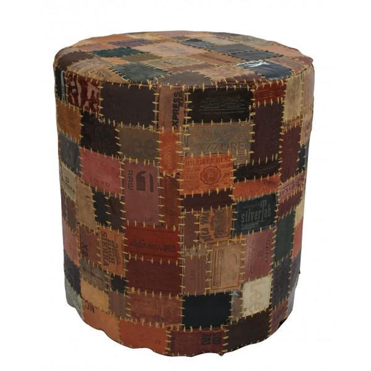 Veer Carpets Poef royal labels rond