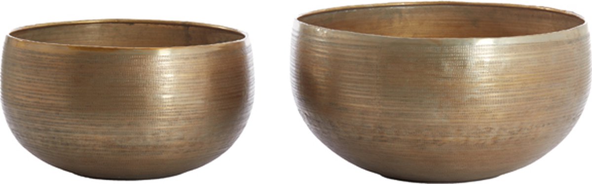 Light & Living schaal yaro Ø53x28.5cm - set van 2