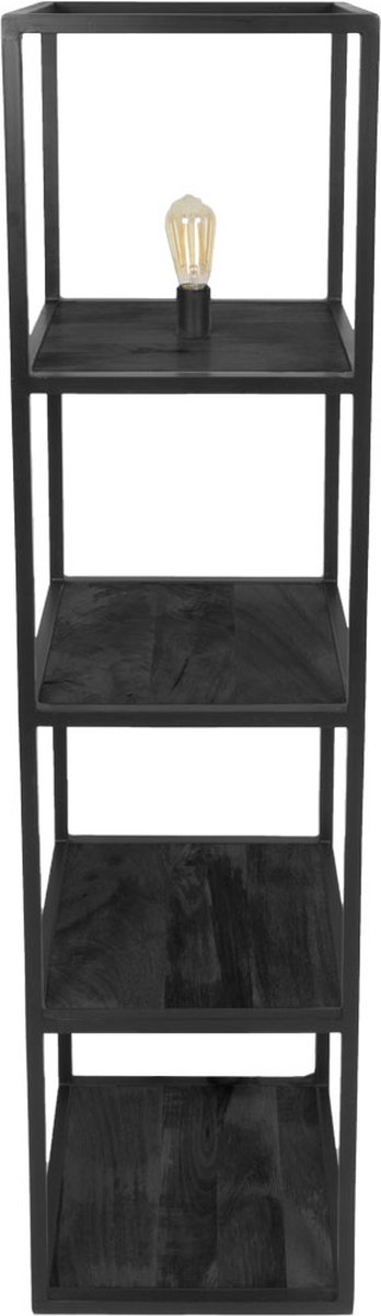 Home67 Vloerlamp vintage mangohout 160 cm