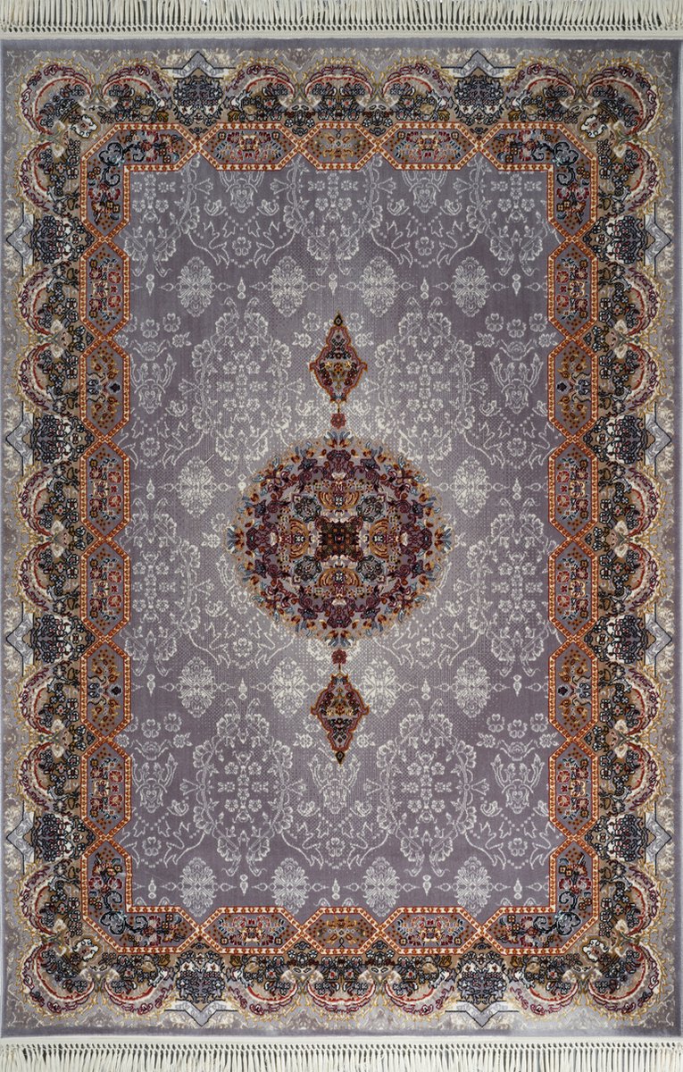 Muratap Isfahan oosters vloerkleed laagpolig klassiek vintage tapijt / multi- 250x350 cm
