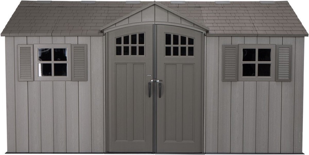 Lifetime Kunststof gereedschapsschuur galaxis 244x457x244 cm licht