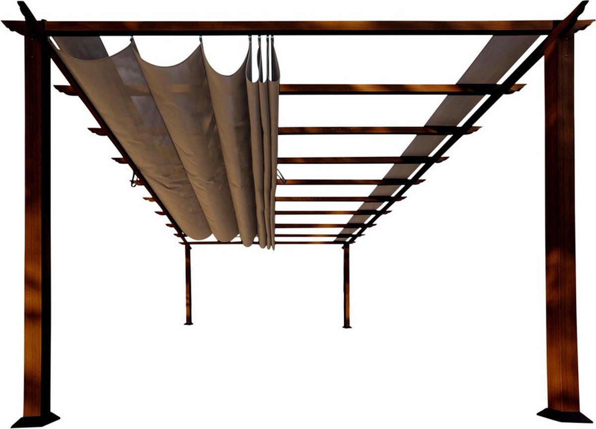 Paragon Outdoor Aluminium paviljoen florence 1116 350x505x236 cm donker